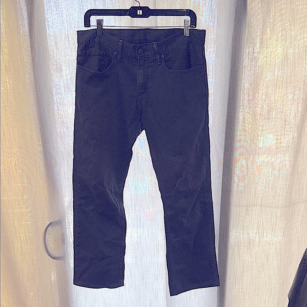 Levi's 514 Jeans Mens 30x32 Dark Green Denim Jeans Lo Rise